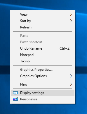 Display Settings