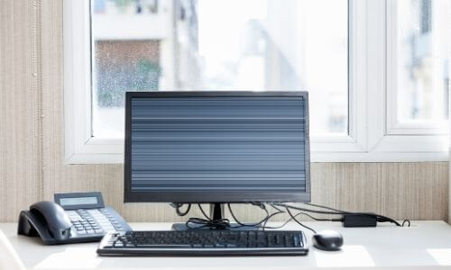 Horizontal Lines on an LCD Monitor